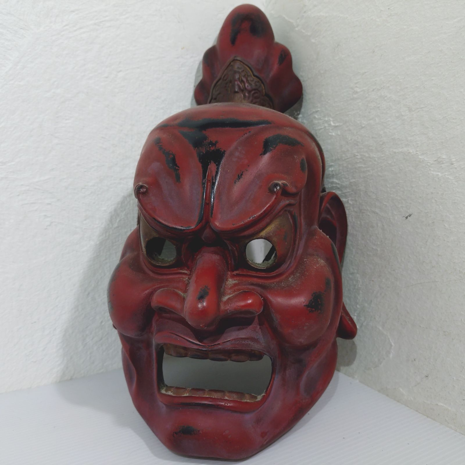 ⭐︎専用⭐︎ 迫力！鬼の壁掛け⭐︎大きい鬼の面⭐︎魔除け 般若面 匠の技術で彫られ