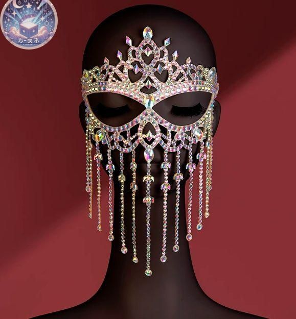 ♥ フェイス ベール チェーン ベリーダンス ハンドメイド オーダーメイド