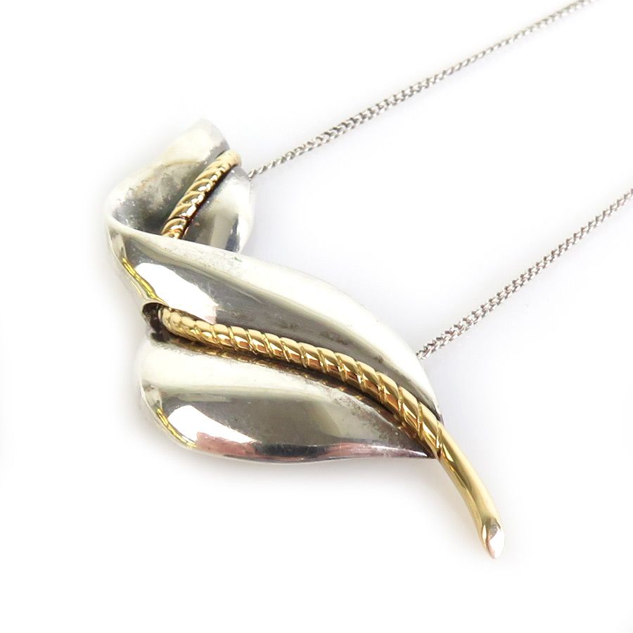 ティファニー TIFFANY&Co. ネックレス リーフ モチーフ - 【中古 ...