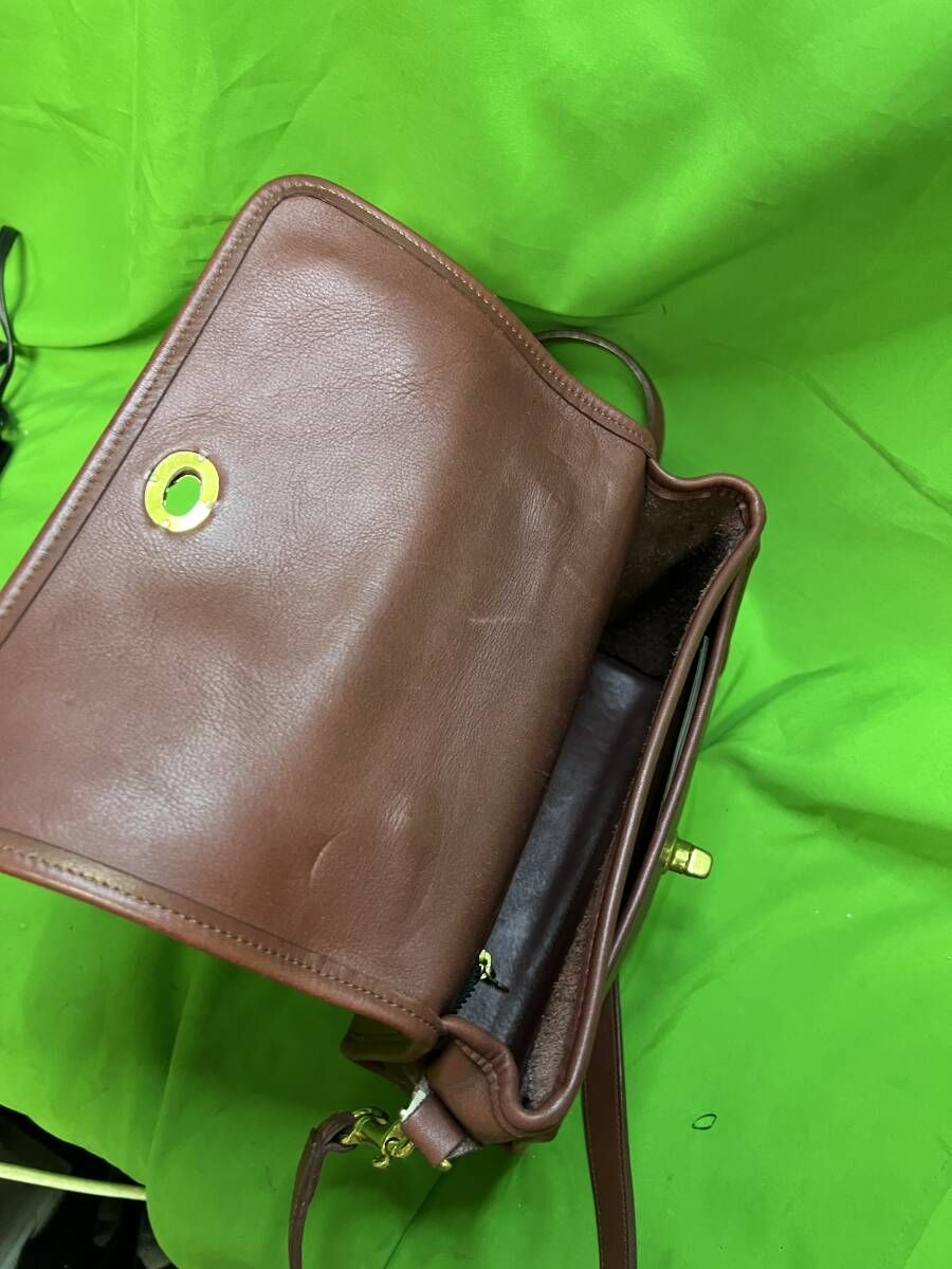 USA製 オールドコーチ COACH レザー ショルダー付き ハンドバッグ 2way 鞄 @y2 USA製 オールドコーチ COACH レザー ショルダー付き ハンドバッグ 2way