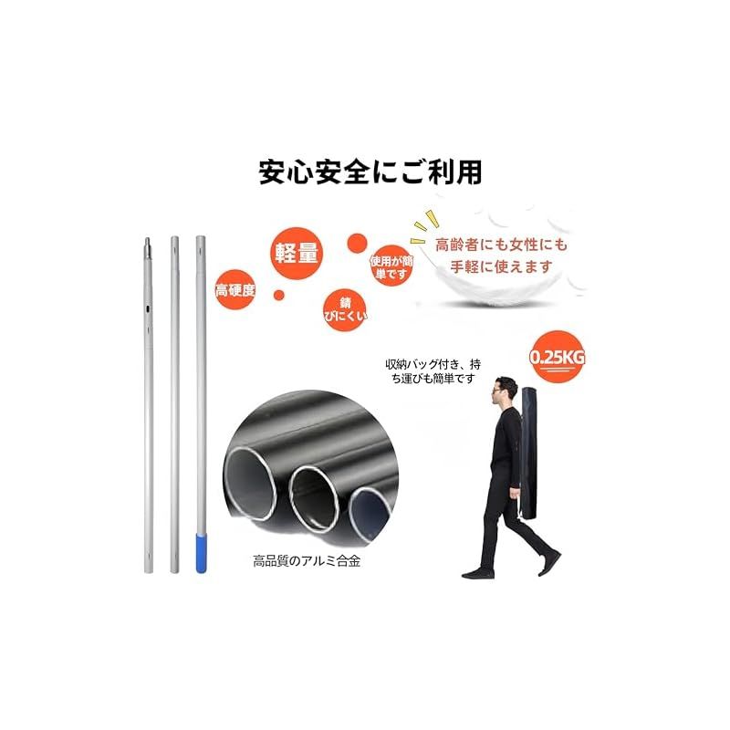 太陽光パネル洗浄ツール 大掃除セット窓|天井|ガラス|壁など掃除用