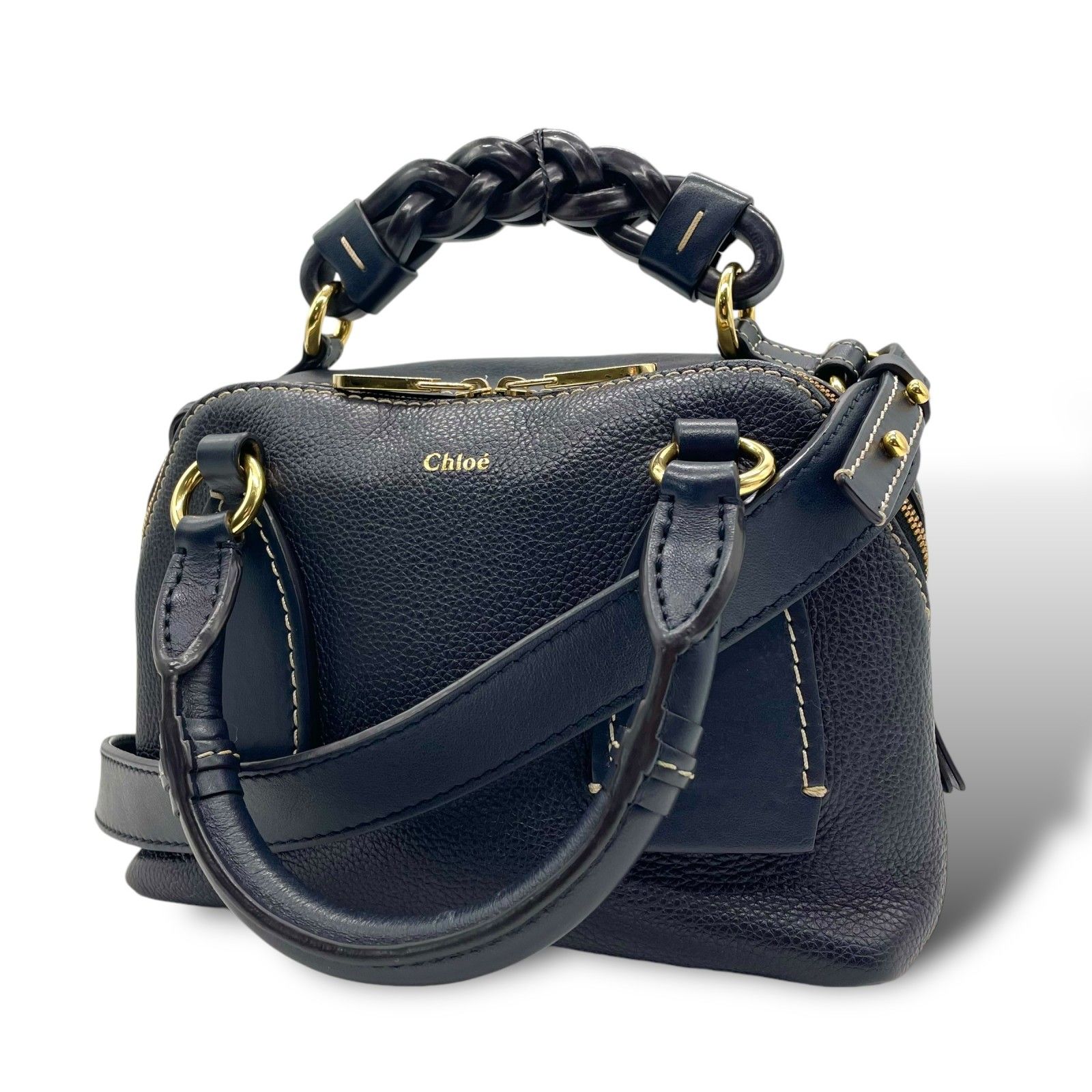 美品 クロエ ハンドバッグ ダリア Chloe 2way レディース ショルダー 