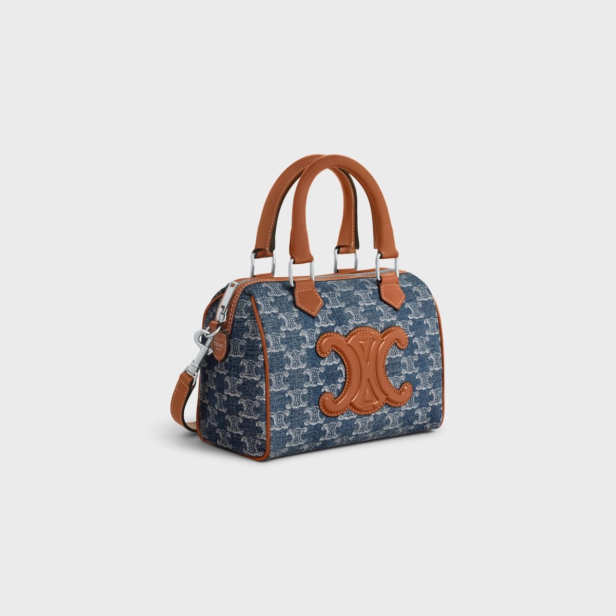 新品 CELINE セリーヌ スモール ボストン キュイル トリオンフ