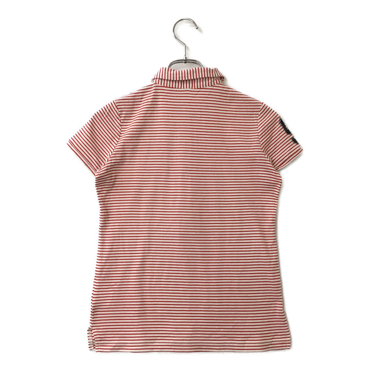 中古 レディース アルチビオ archivio 半袖ポロシャツ 36(S) 白×赤