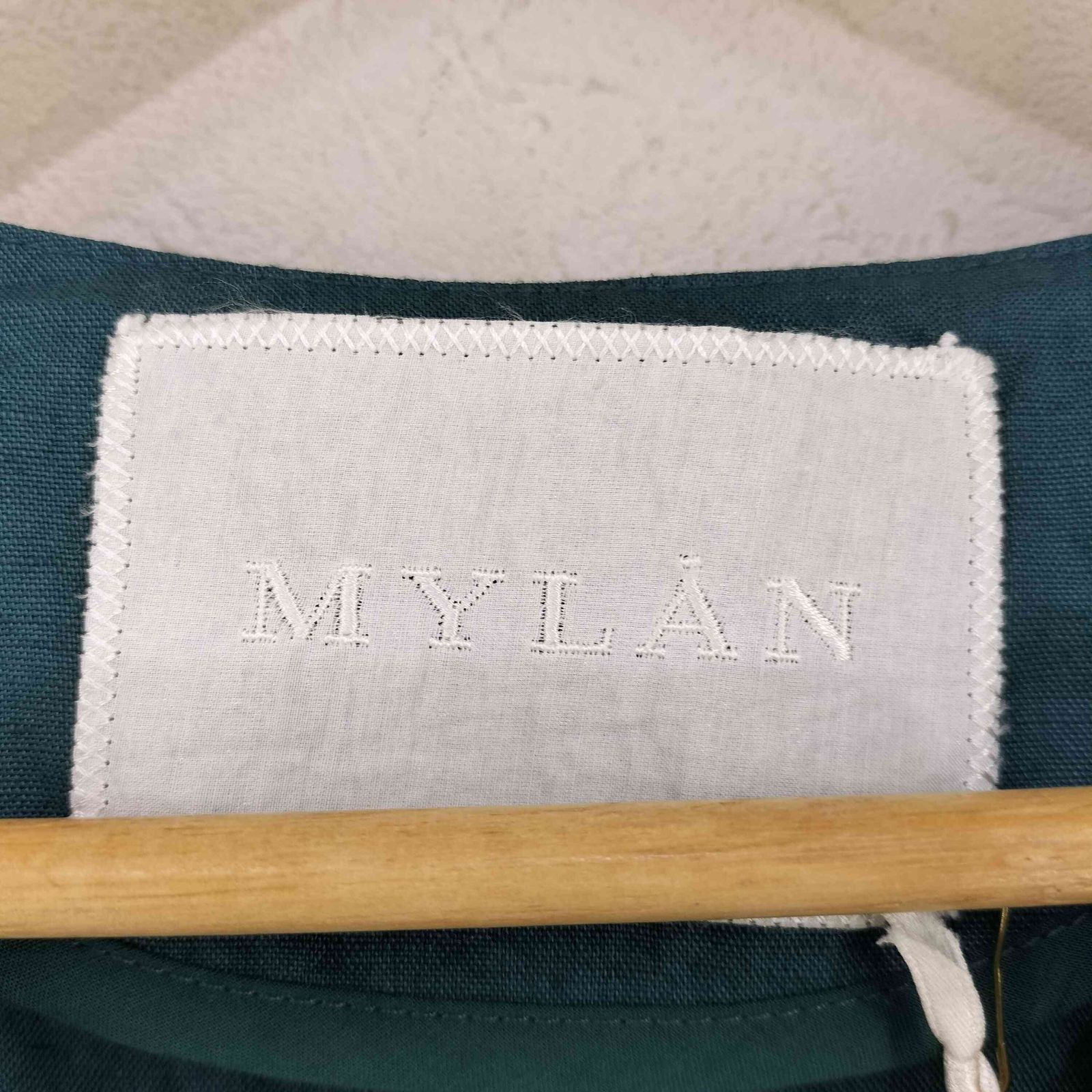 マイラン MYLAN コットンリネン Vネックワンピース レディース FREE