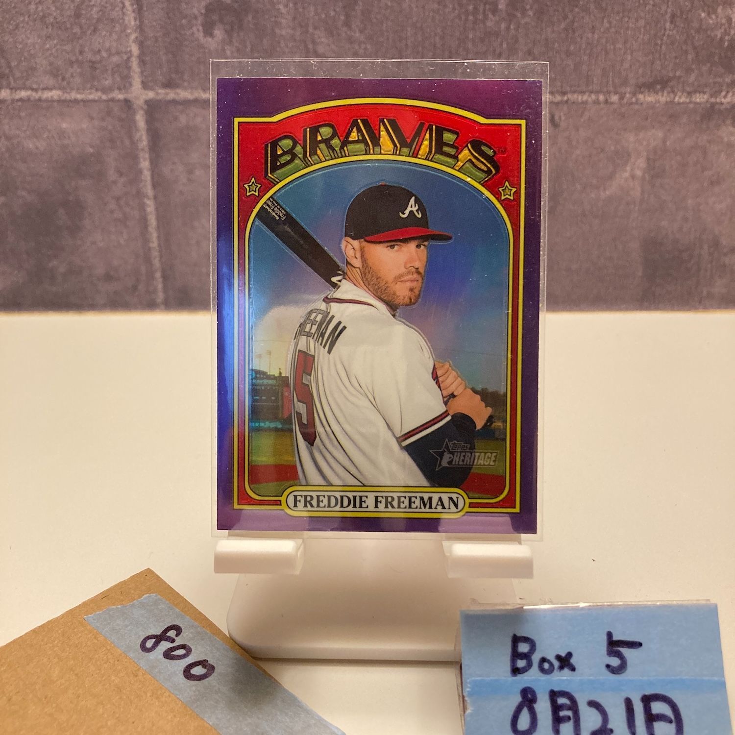 TOPPS MLBカード TRIBUTE FREDDIE FREEMAN ATLANTA BRAVES 43/50 #SOA-FF 送料無料 中古 IT1 中古】 TOPPS MLBカード TRIBUTE FREDDIE FREEMAN ATLANTA