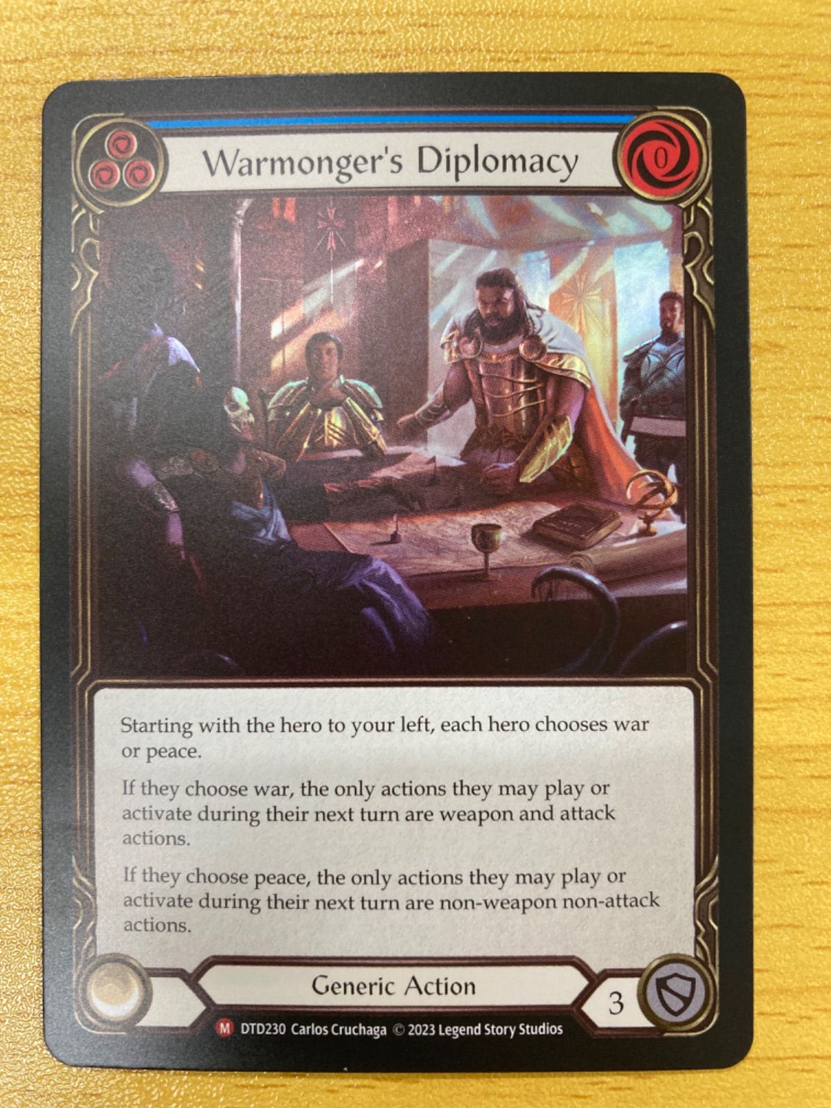 FaB】Warmonger's Diplomacy 3枚セット 【公式通販】