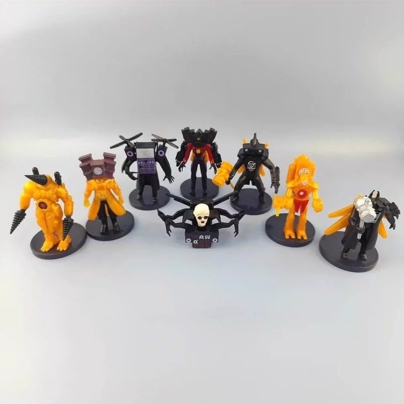 スキビディトイレ フィギュア 8体 タイタンテレビマン タイタン