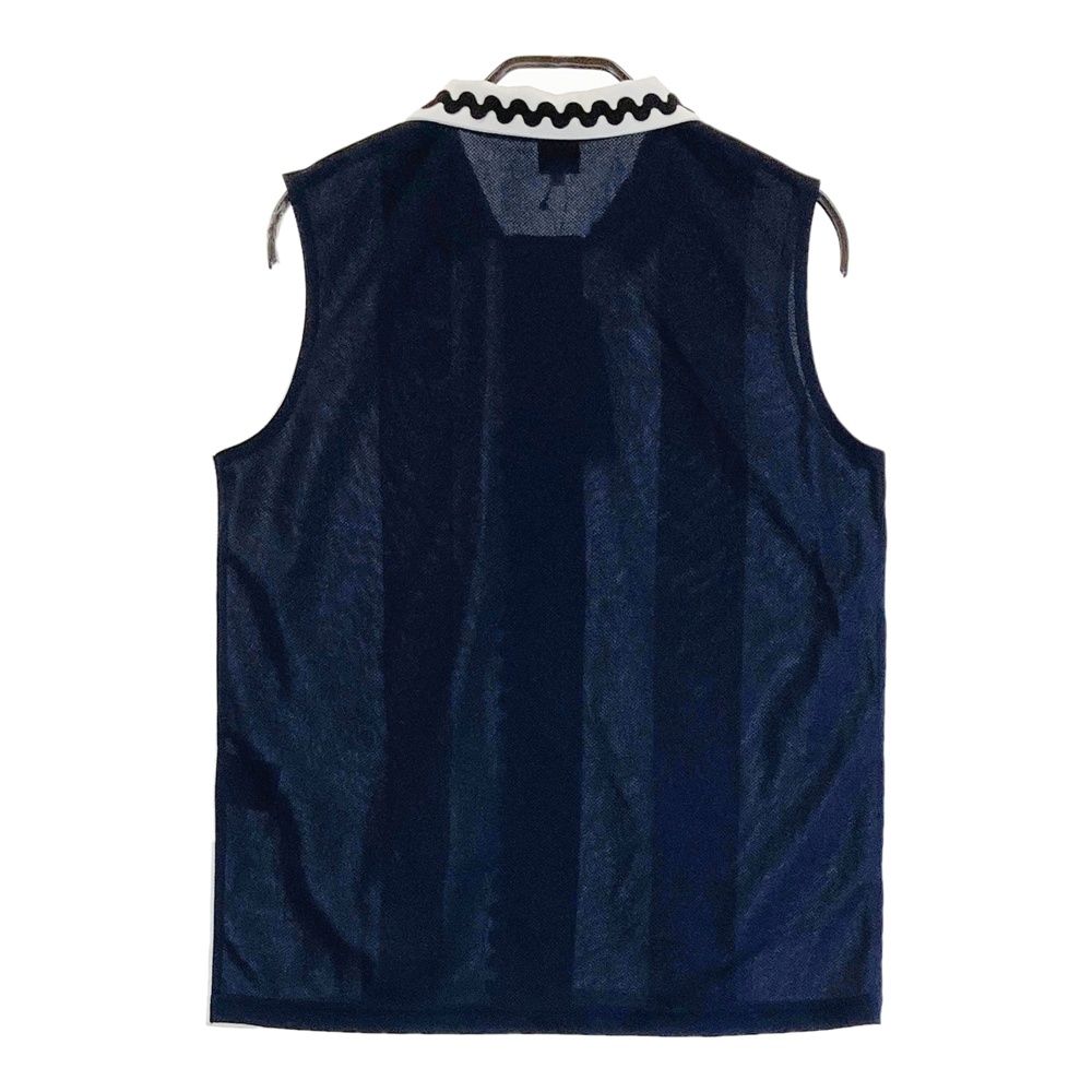 サイズ 40 ARCHIVIO アルチビオ ノースリーブポロシャツ ストライプ柄 ホワイト系 240101522792 ゴルフウェア レディース ストスト