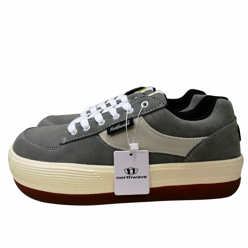 ノースウェイブ NORTHWAVE ESPRESSO SUEDE NW-001 エスプレッソ ローカットスニーカー 厚底 グレー 44 29cm