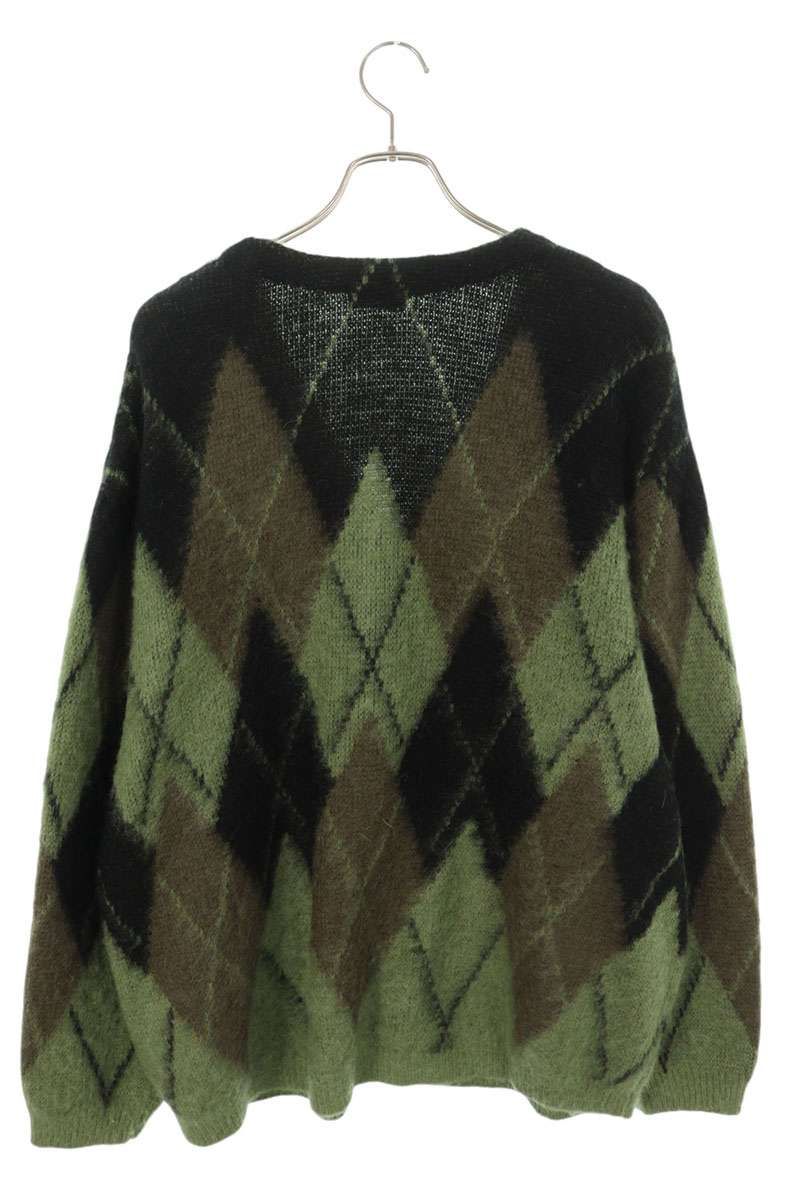 LAD MUSICIAN アーガイルモヘヤカーディガン サイズ44 LAD MUSICIAN