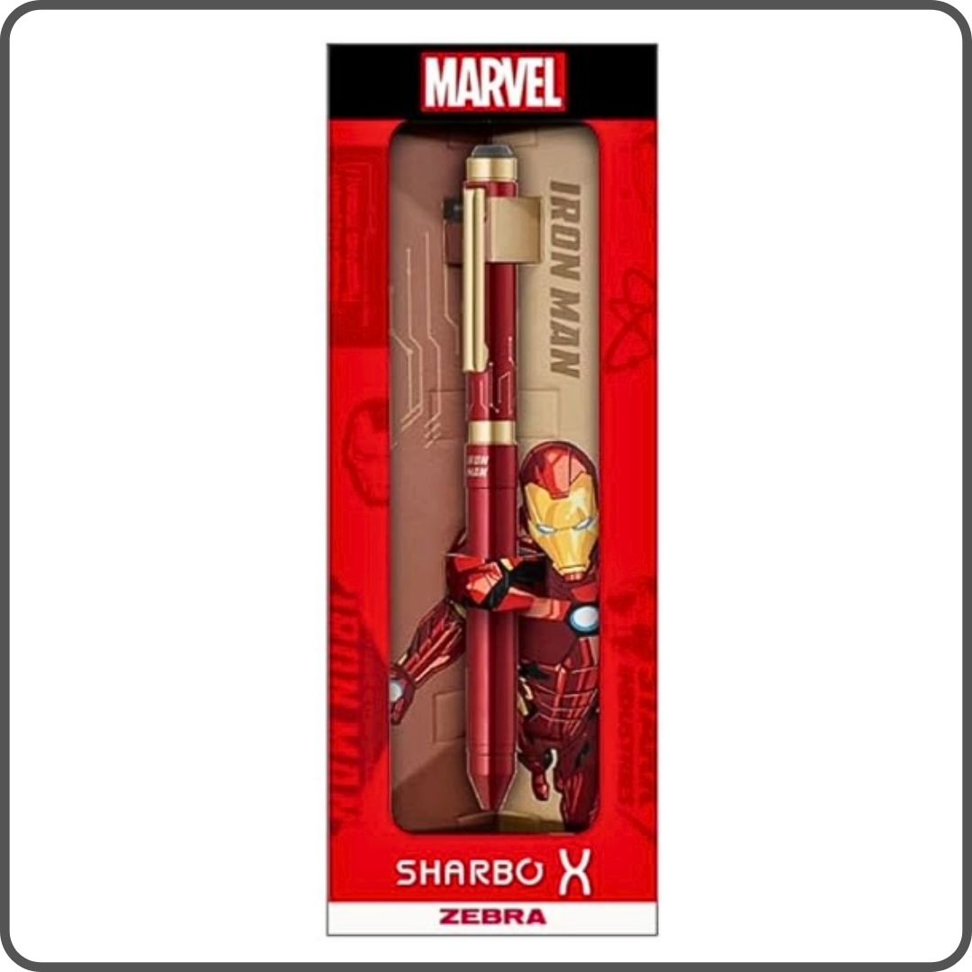 ゼブラ シャーボX マーベルデザイン2024 アイアンマン SB14-IM