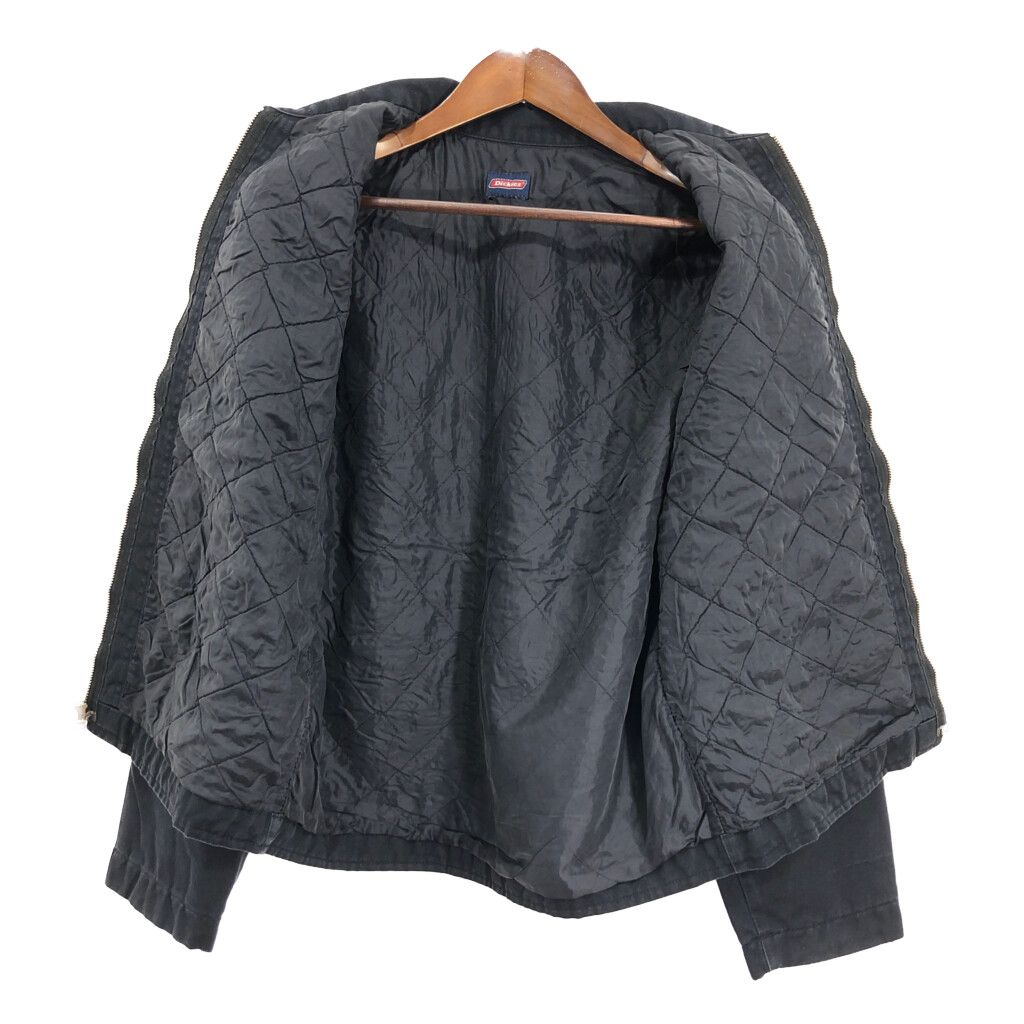 Dickies ディッキーズ ワークジャケット ワーク ブラック (メンズ M相当) 中古 古着 R3119 Dickies ディッキーズ ワークジャケット ワーク ブラック (メンズ M