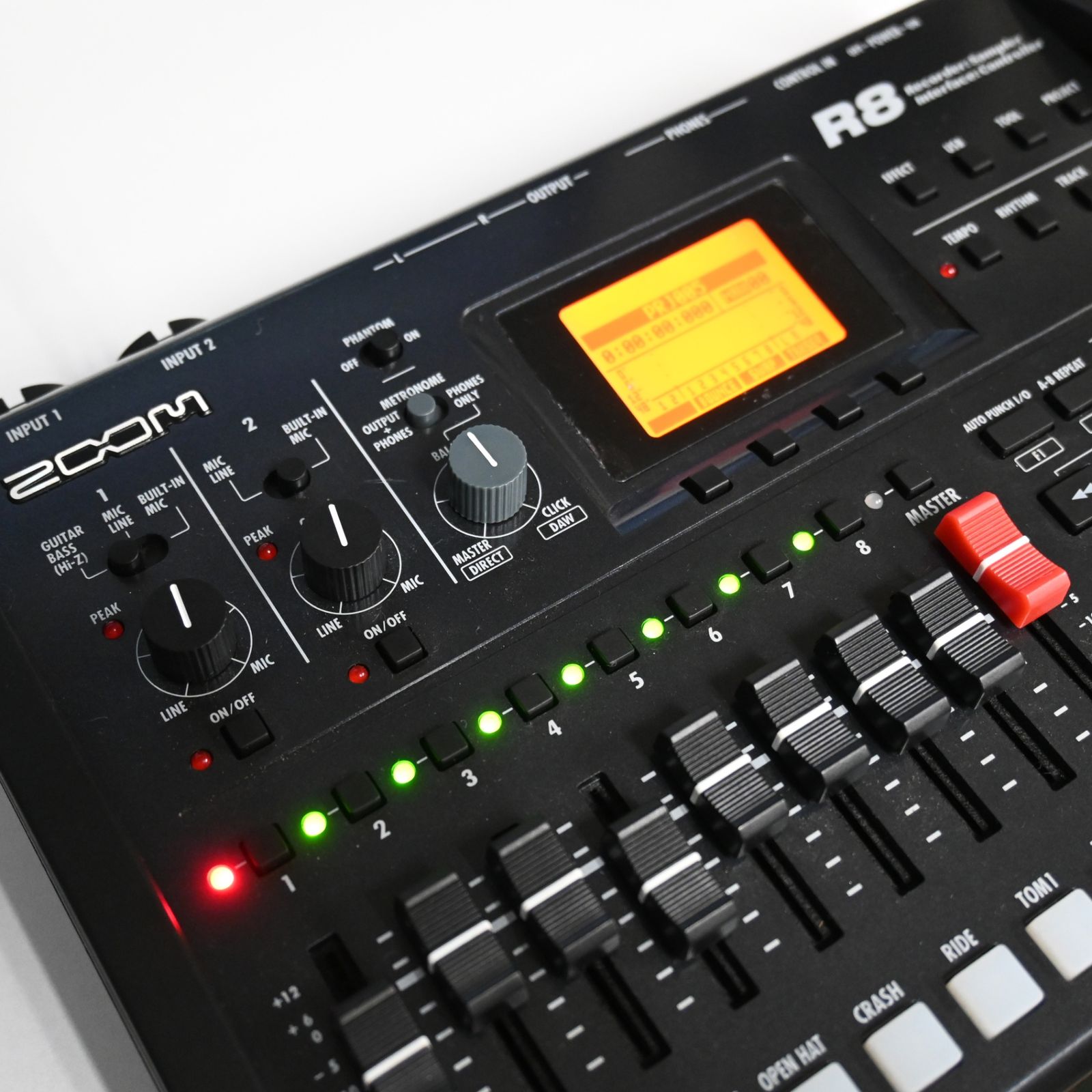 ○ ZOOM R8 マルチトラックレコーダー＋ FS 01フットスイッチ