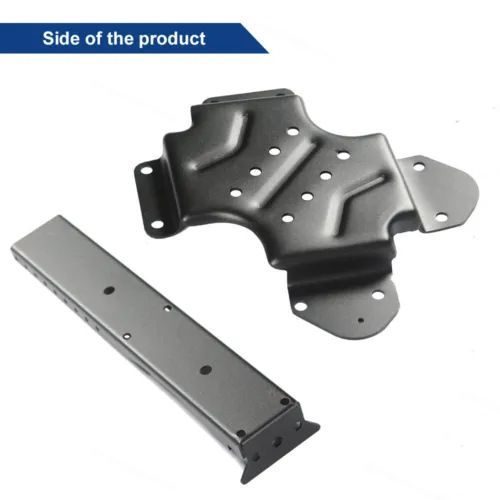 ジープ ラングラー JK 強化リアゲートヒンジ＆スペアタイヤホルダー セット スチール製 ブラック FFCRYSTALESIA_COM