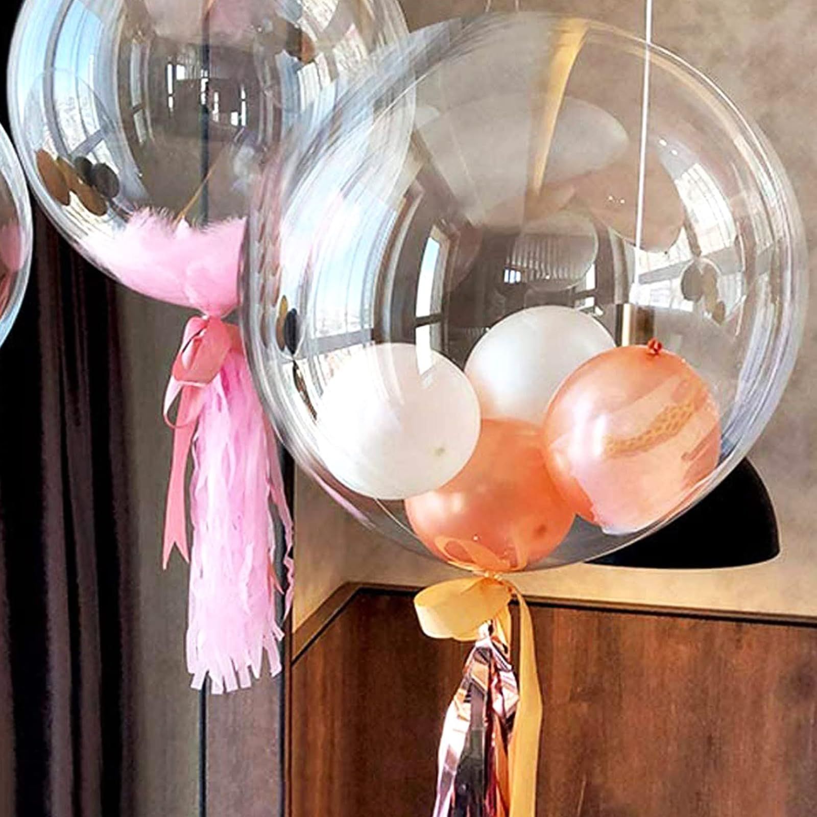 ビニール風船　ピンク！プラスチック　エアレーション式窒素　結婚式会場 ビニール風船ピンク！プラスチックエアレーション式窒素結婚式会場