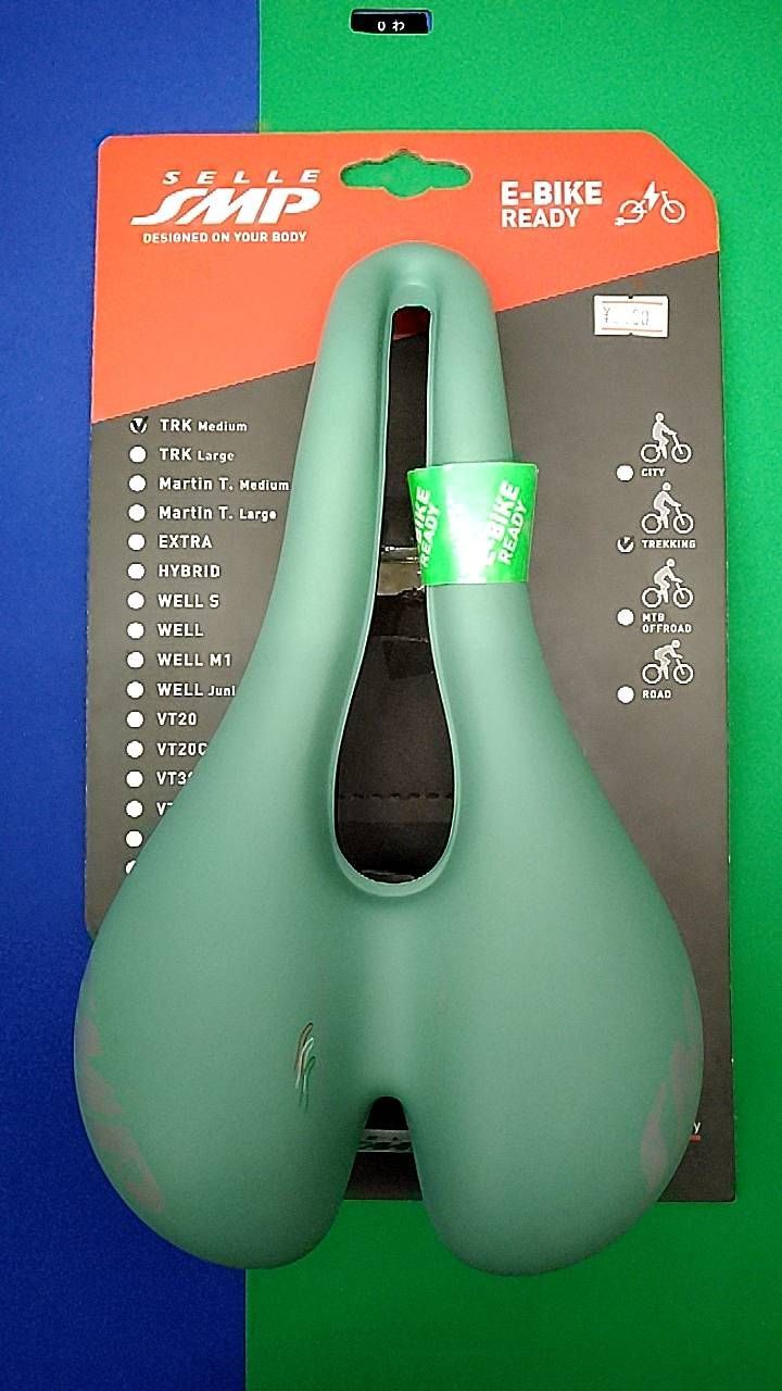 Selle SMP Extra グリーンサドル