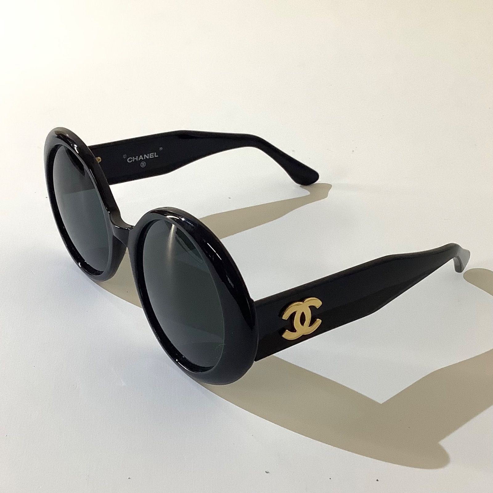CHANEL　シャネル　ココマーク　サングラス　ブラック　ケース　メガネ　眼鏡 CHANEL 未使用 シャネル 眼鏡 サングラス ココマーク デモレンズ
