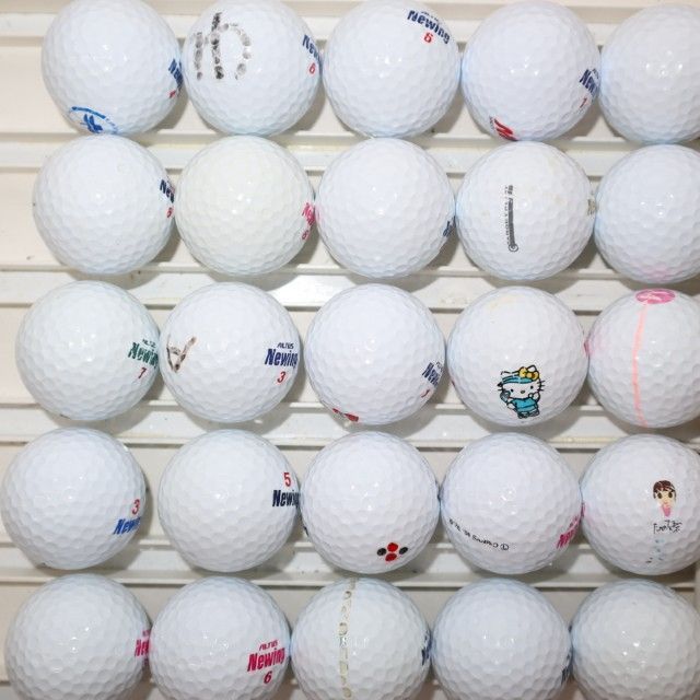 Aランク 25個 2023年モデル ブリヂストンゴルフ スーパーストレート 良品 ホワイト ロストボール ブリヂストン BRIDGESTONE GOLF ブリヂストン ゴルフ スーパーストレート
