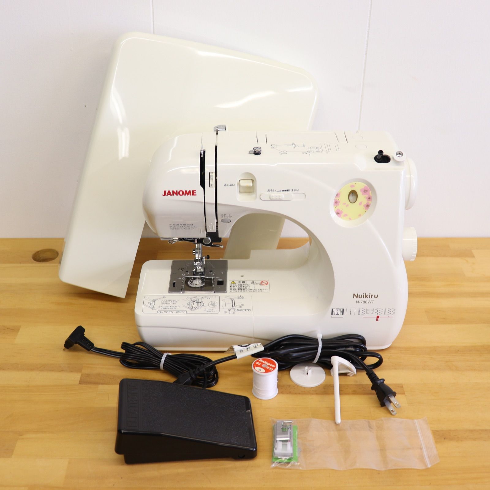 JANOME ジャノメ コンパクト 電子ミシン Nuikiru 661型 N-788WT 生活家電 裁縫 即日発送 ラクル家電館