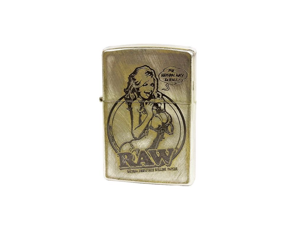 RAW】RAWガール ZIPPO ユーズド加工 - メルカリ