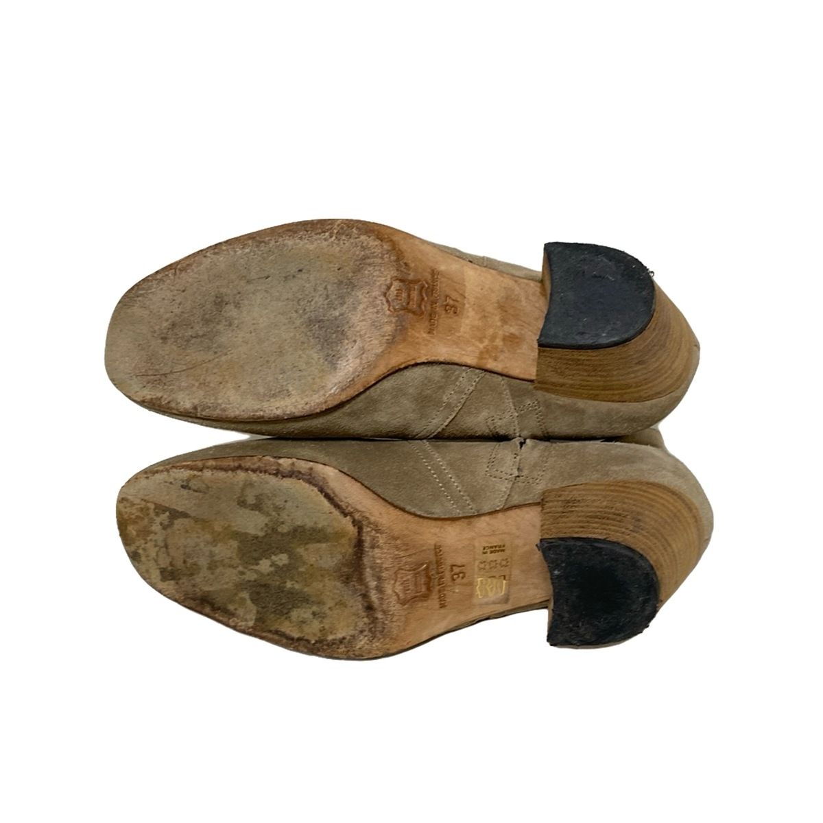 ISABEL MARANT(イザベルマラン) ショートブーツ 37 レディース - グレーベージュ - メルカリ