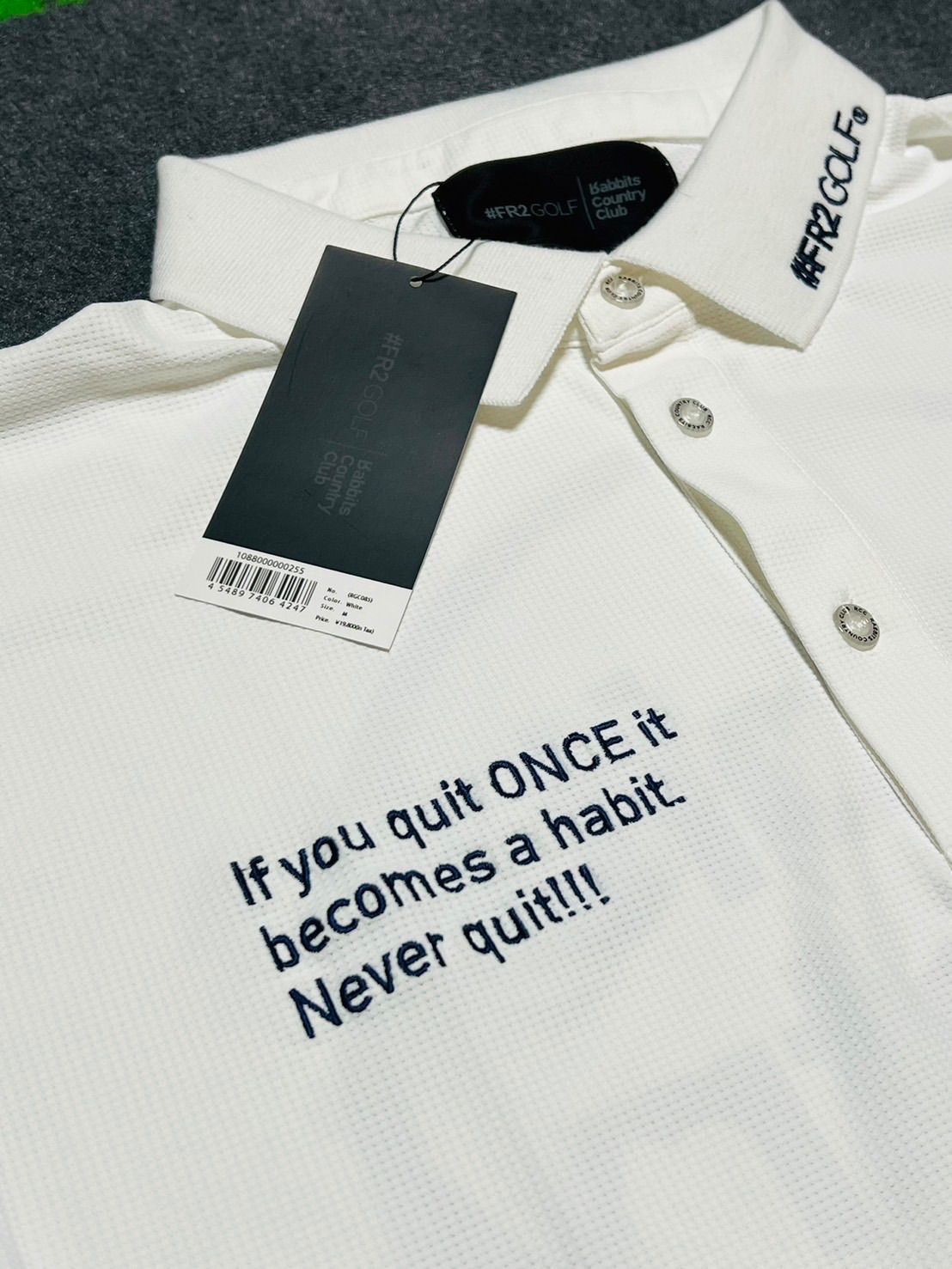 新品未使用】 #FR2 GOLF 長袖ポロシャツ Rabbits Country Club サイズ