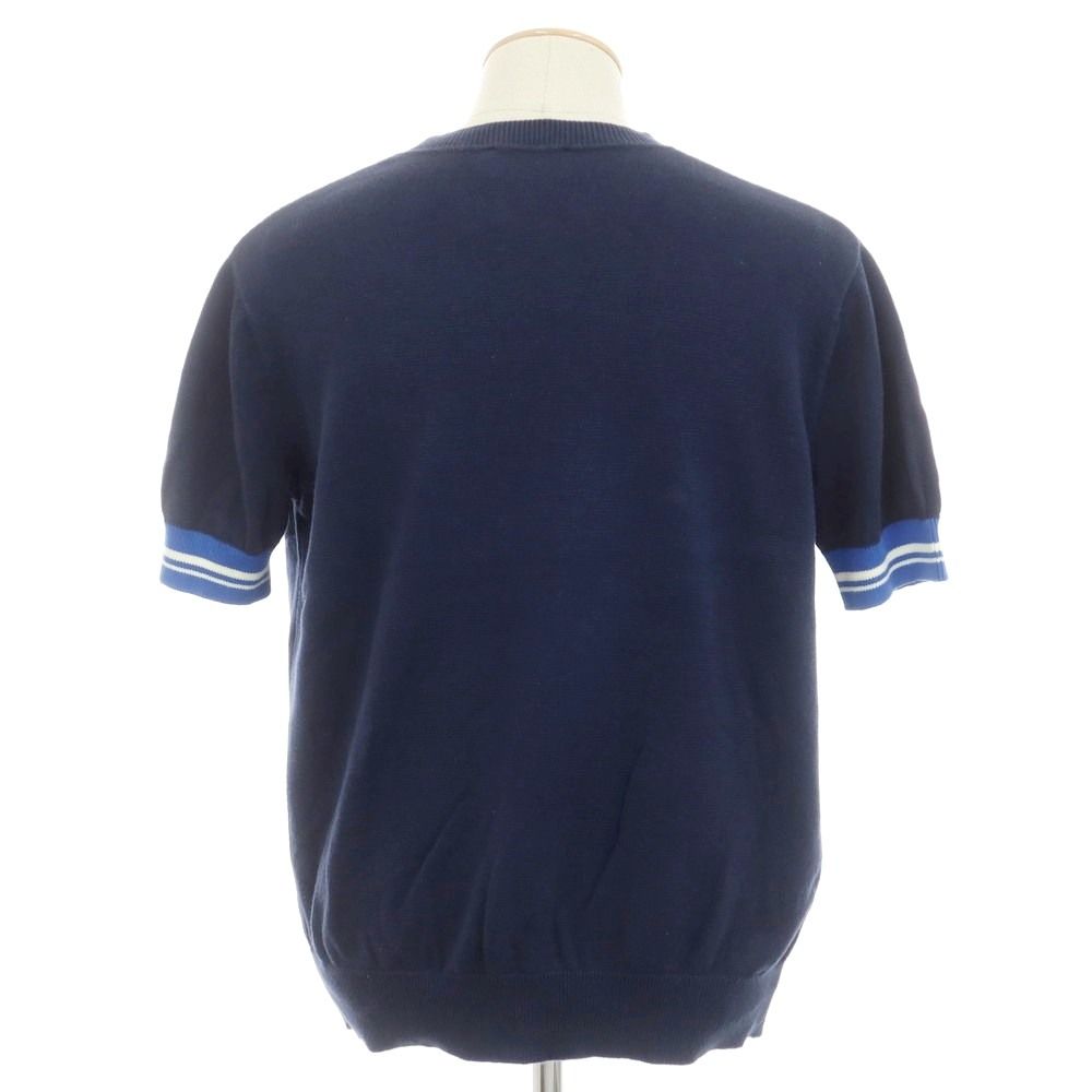 中古】メゾンキツネ MAISON KITSUNE コットン クルーネック 半袖 中古】メゾンキツネ MAISON KITSUNE コットン クルーネック 半袖