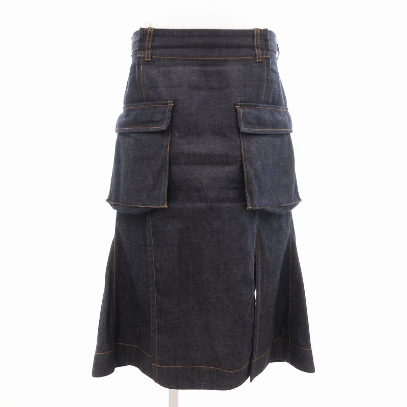 sacaiサカイ　デニム　シフォンロングスカート sacai] Denim Skirt – MaW SAPPORO