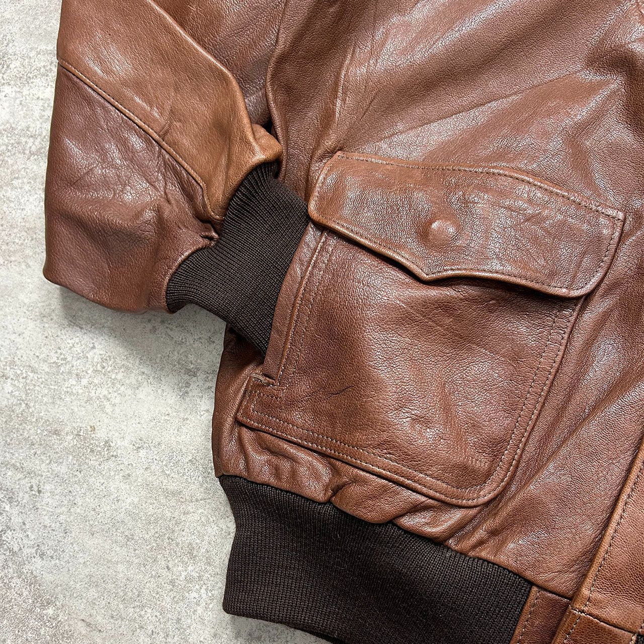 80s ゴールデンベア A2 レザージャケット サイズ 46 ロング アメリカ製