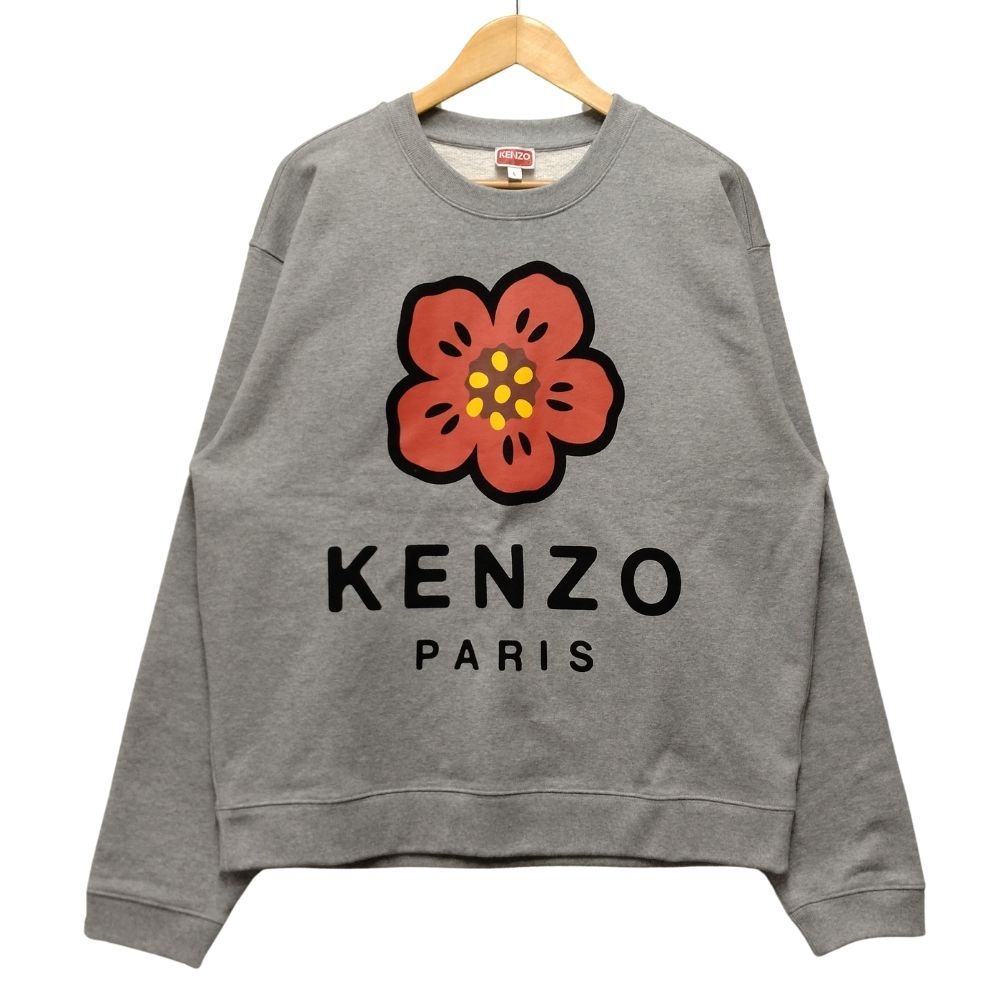 KENZO ケンゾー 品番 FC65SW4104ME BOKE FLOWER SWEATSHIRT ボケフラワー スウェット グレー サイズ L  正規品 / 34312 - メルカリ