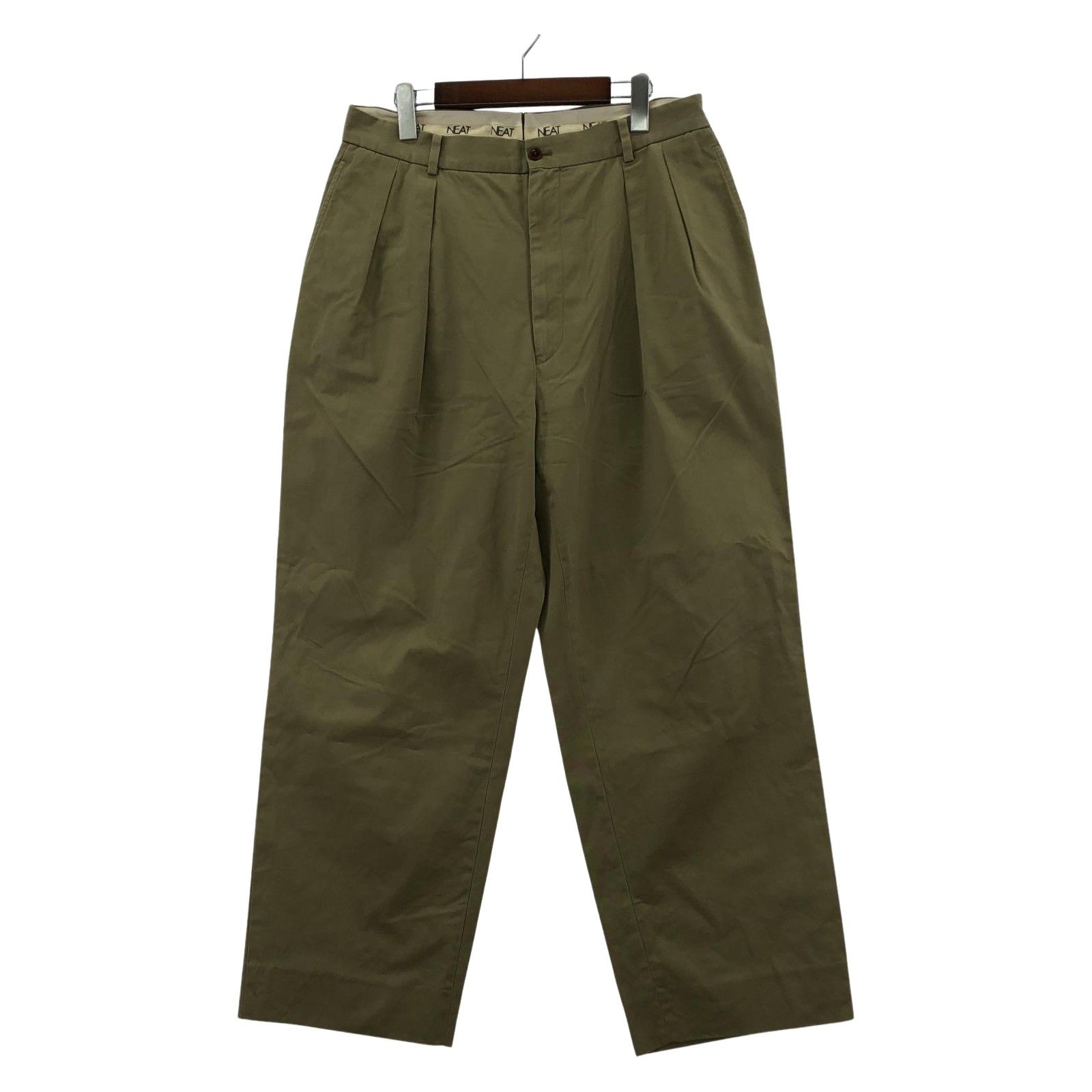 NEAT 2タック チノスラックス　サイズ48 NEAT 2タック チノスラックスサイズ48