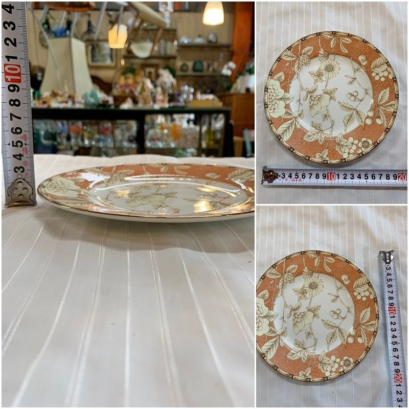 希少 ウェッジウッド フランシス 20cm フローラルプレート 皿