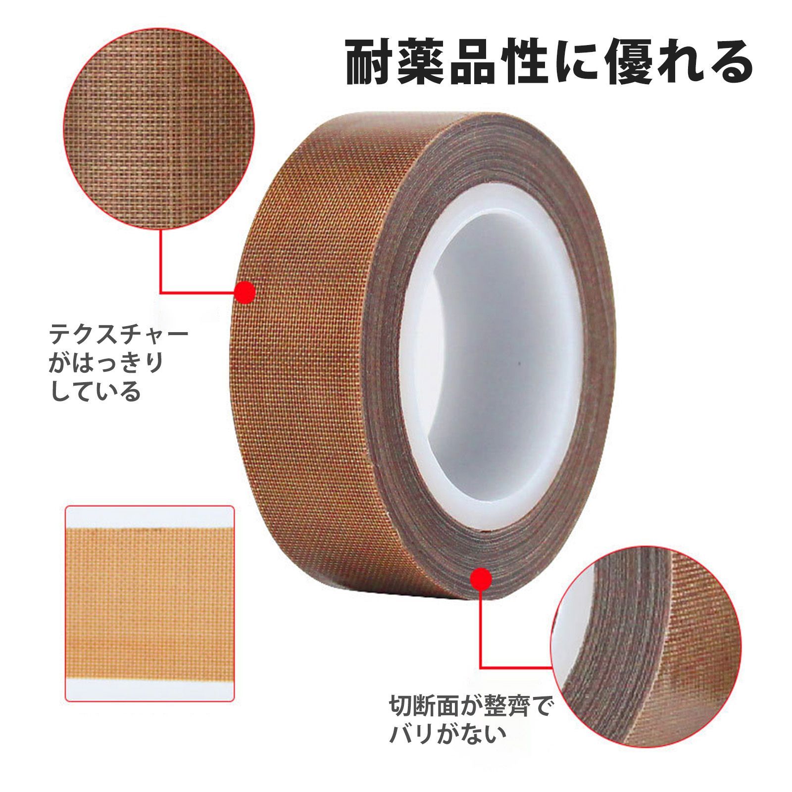 断熱テープ 耐熱テープ テフロンテープ PTFE テフロンテープ 耐熱 絶縁 