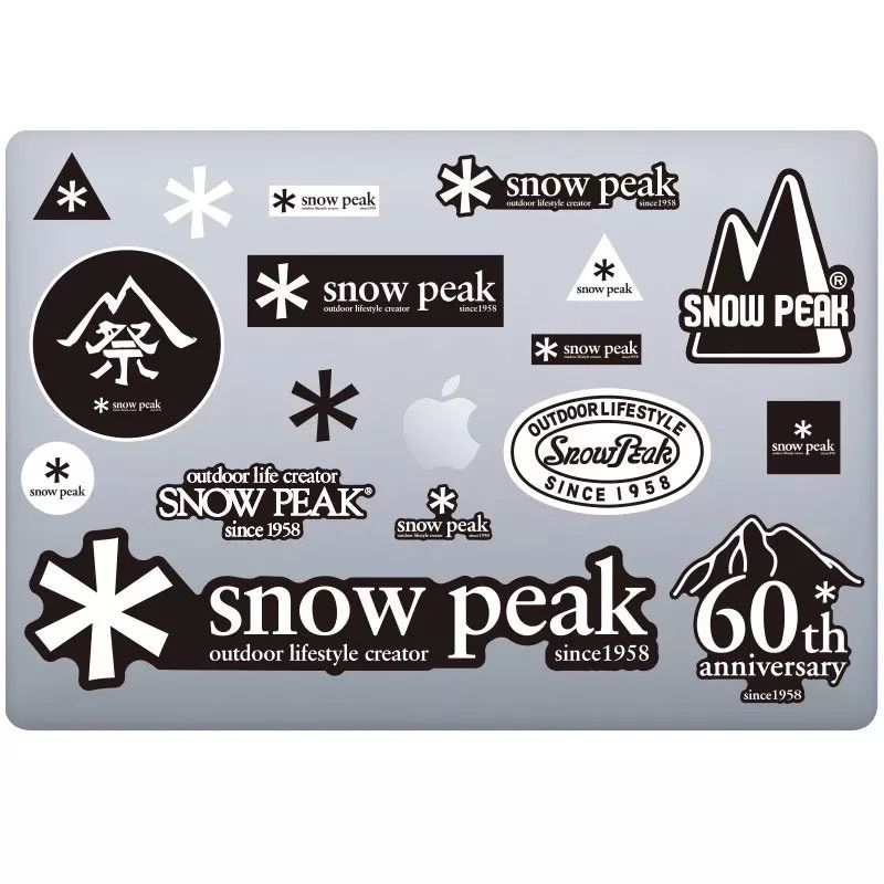 snow peak スノーピーク ステッカー 21枚セット - メルカリ