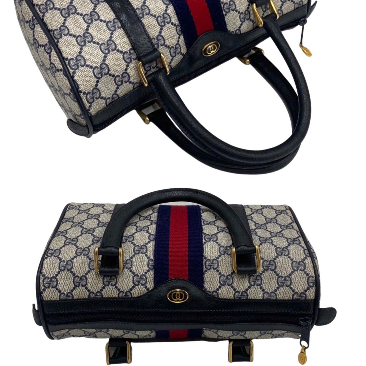 極 美品 袋付 GUCCI オールドグッチ グッチ ヴィンテージ シェリー