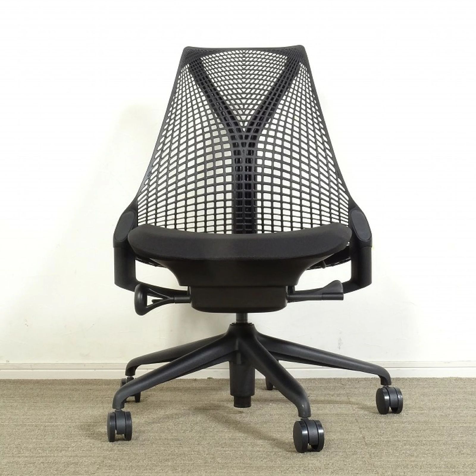 【極美品】ハーマンミラー / HermanMiller セイルチェア 中古】セイルチェア Herman Miller/ハーマンミラー 肘付ハイバック