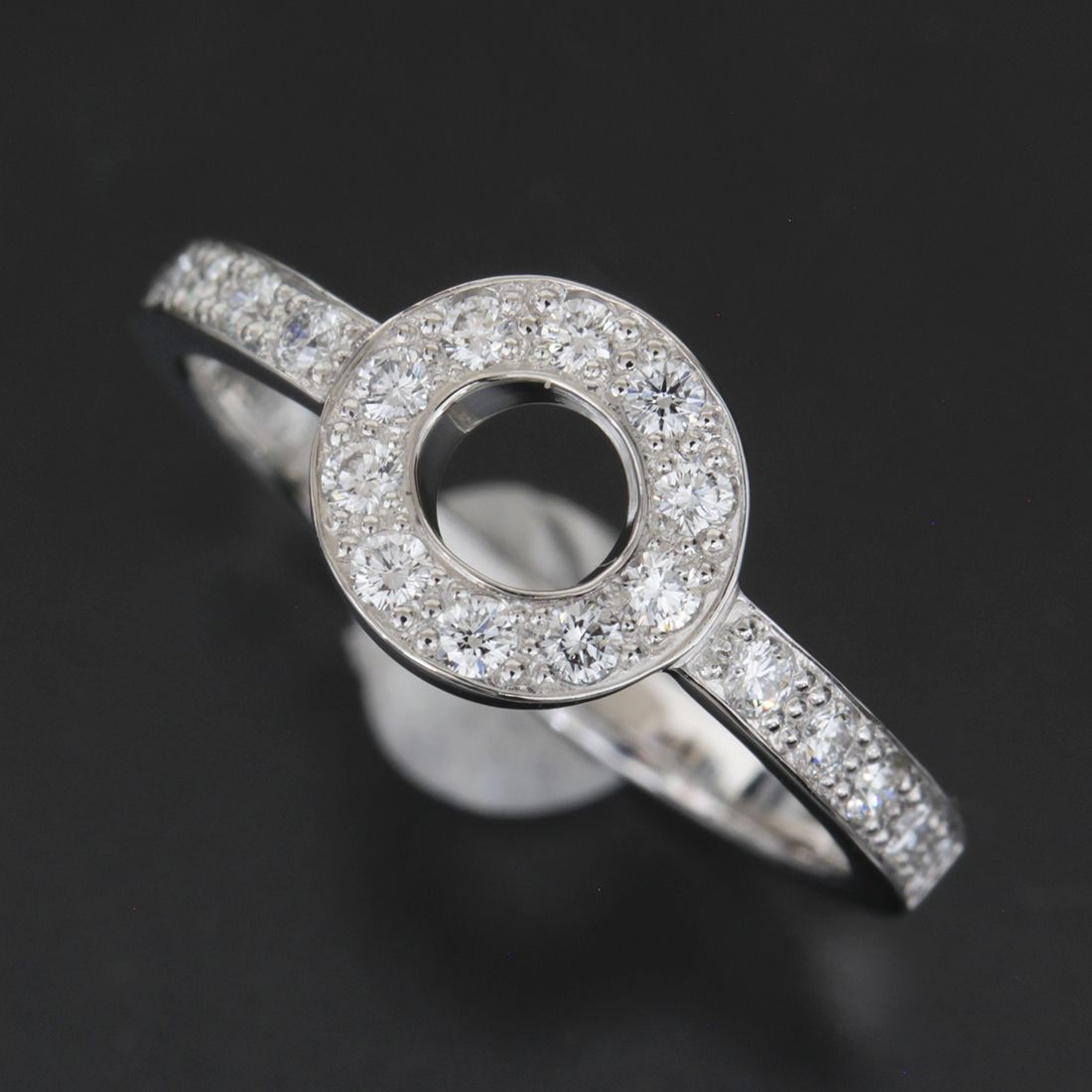 ティファニー ハーフダイヤ サークルリング 7.5号 PT950 E1639 ティファニー ハーフエタニティダイヤ サークルリング 7.5号 PT950 2mm