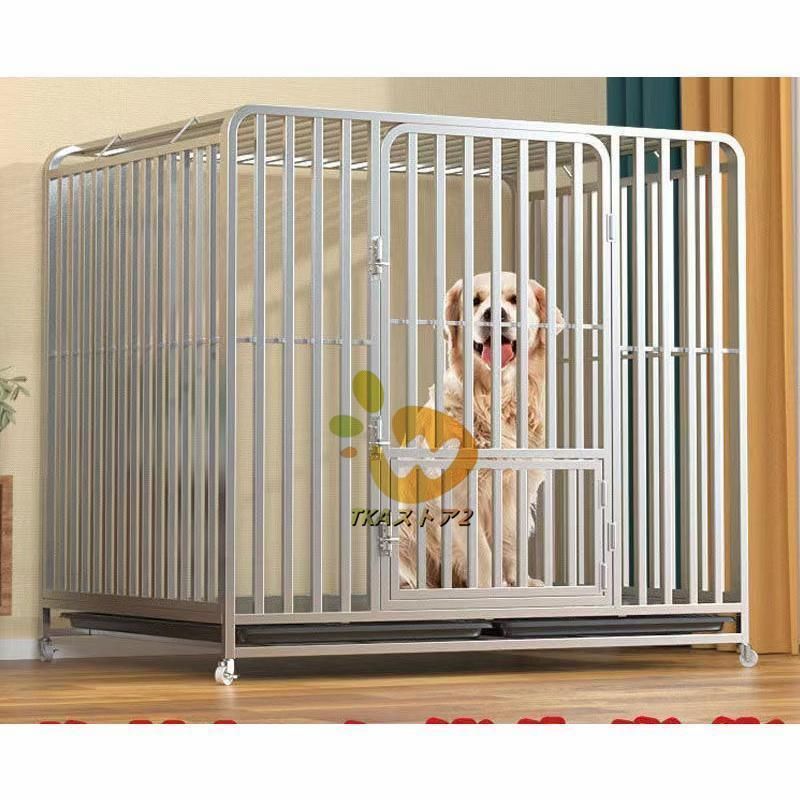 ペットケージ犬檻犬小屋ケージペットサークルドッグケージペットフェンス小型大型中型犬用ペット用品キャスター付き
