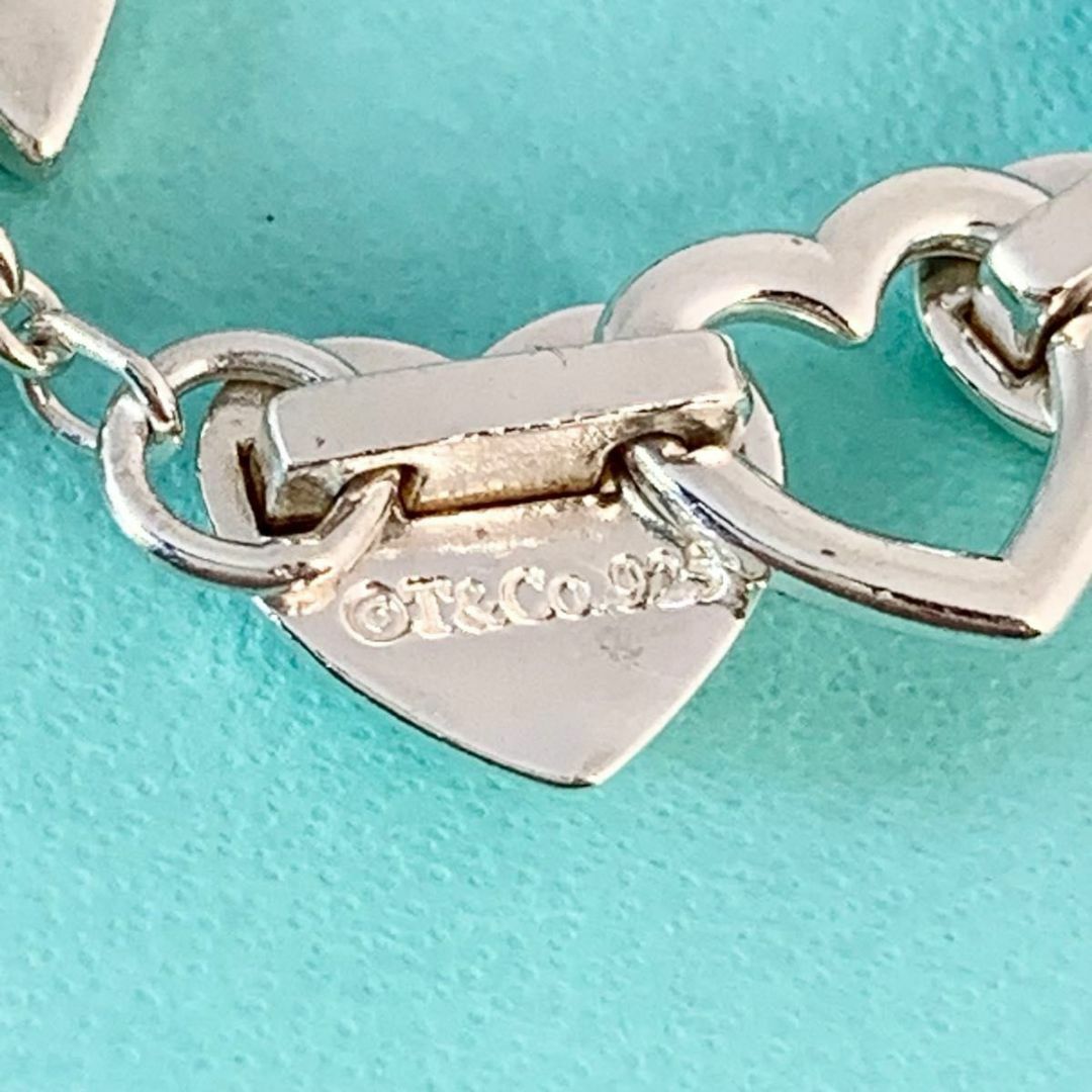 オールドティファニー 美品 パフ ハート アロー ブレスレット 希少