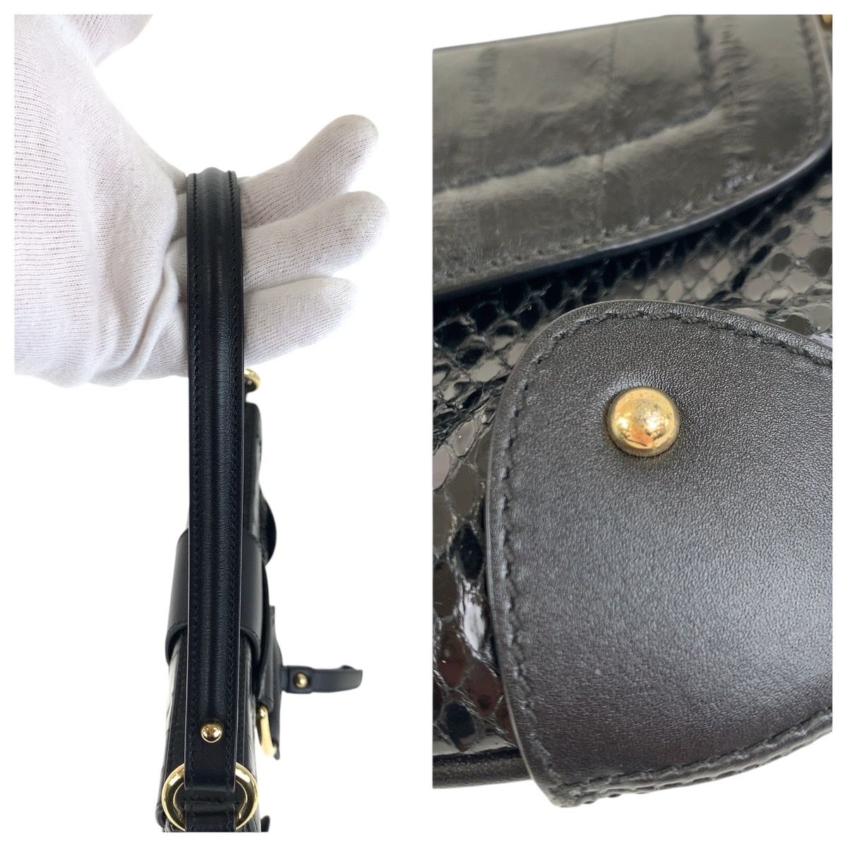 美品 DOLCE&GABBANA ドルチェアンドガッバーナ ブラック 黒