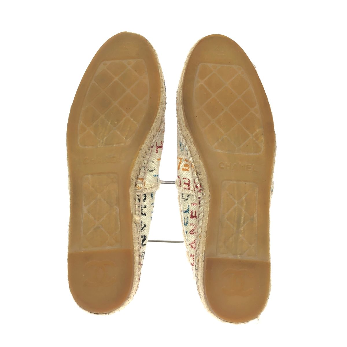 シャネル エスパドリーユ CHANEL シャネル 表記サイズ:40 エスパドリーユ シューズ ホワイト