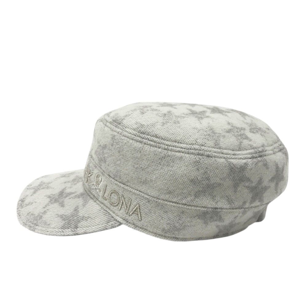 MARK&LONA ゴルフ キャップ【ライトグレー】超美品！ MARK&LONA マークアンドロナ ML-15W-YP20 キャップ 千鳥 グレー