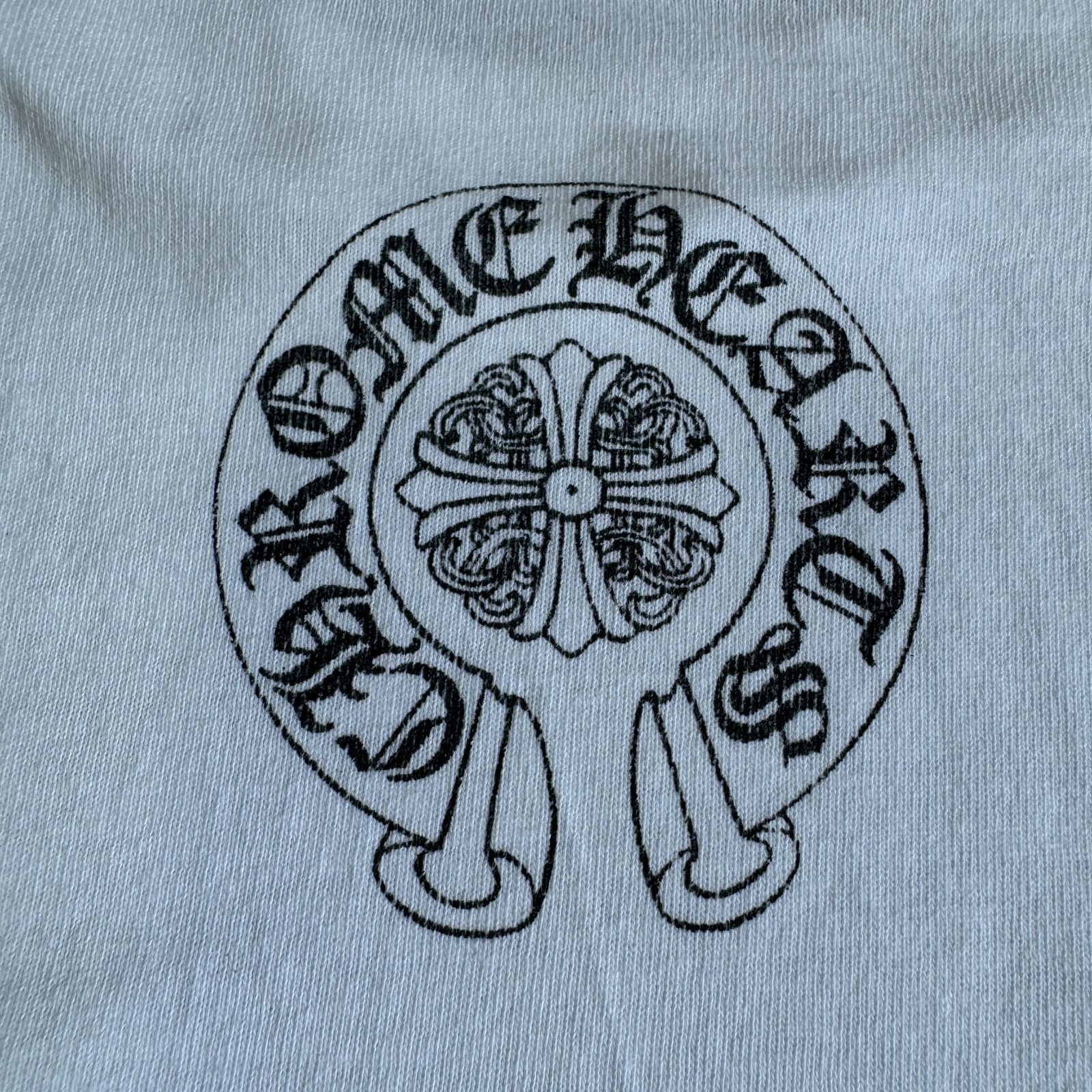 90s OLD CHROME HEARTS Dagger / Horse Shoe / SCROLL LABEL T