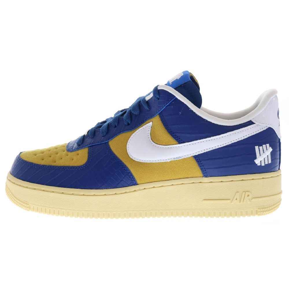 NIKE (ナイキ) ×UNDEFEATED AIR FORCE 1 LOW SP アンディフィーテッド エアフォース1 ローカットスニーカー ブルー/イエロー DM8462-400 US10.5/28.5cm