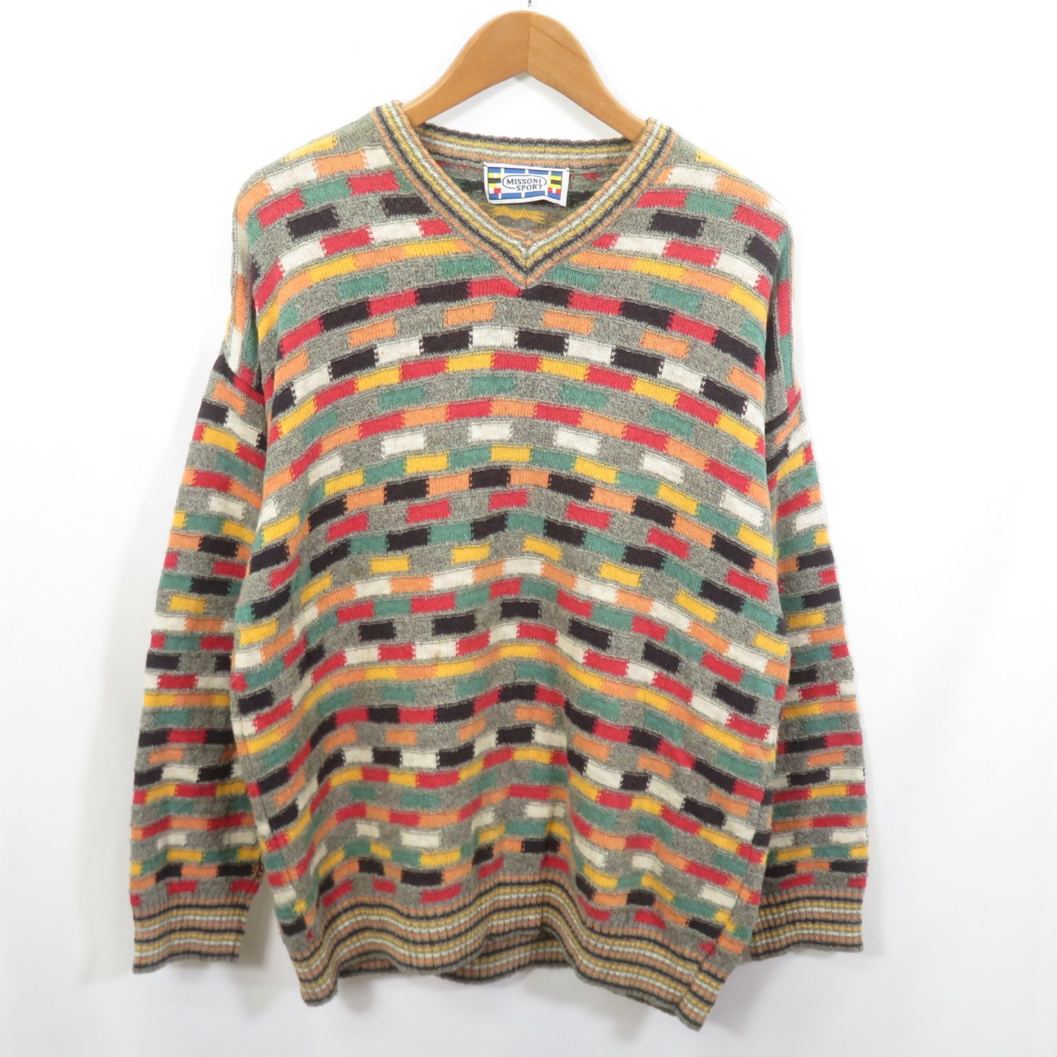【美品】MISSONI CASHMERE カシミヤ 薄手 ニット イタリア製 MISSONI イタリア製 マルチ ニット セーター - メルカリ