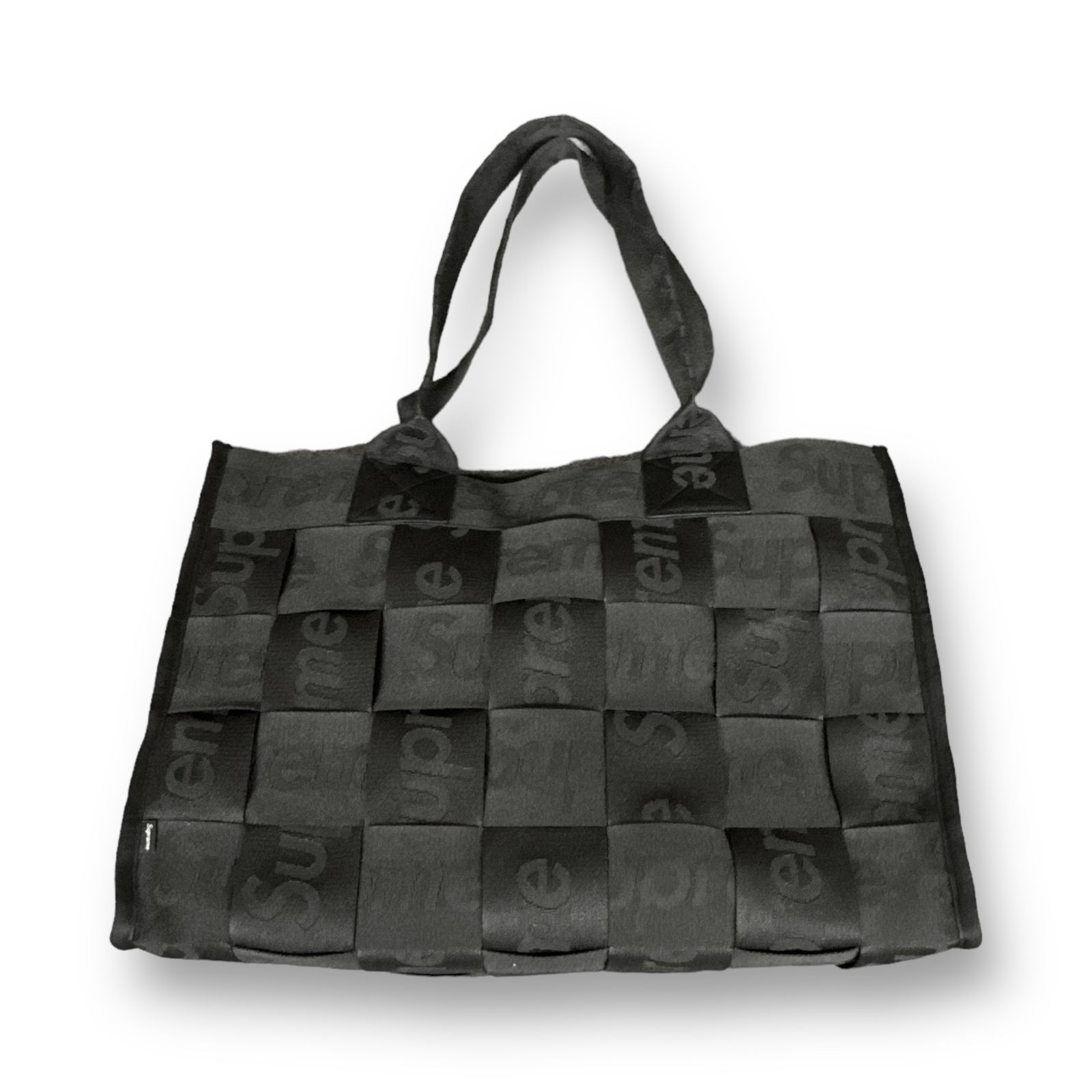 Supreme 23SS Woven Large Tote ブラック Supreme シュプリーム 2023SS Woven Large Tote ウォーブンラージ