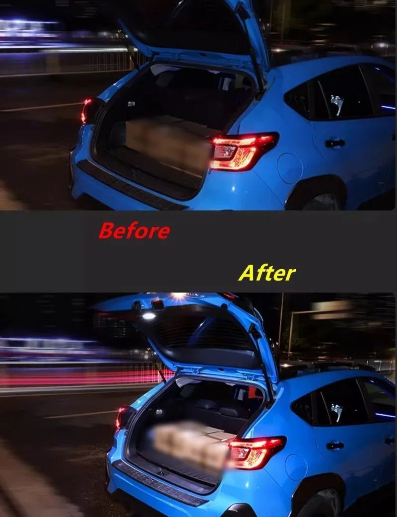 スバル クロストレック GU系 用 増設LEDラゲッジランプ タッチセンサー付き 高輝度 リアライト 内装カスタムパーツ FFCRYSTALESIA_COM