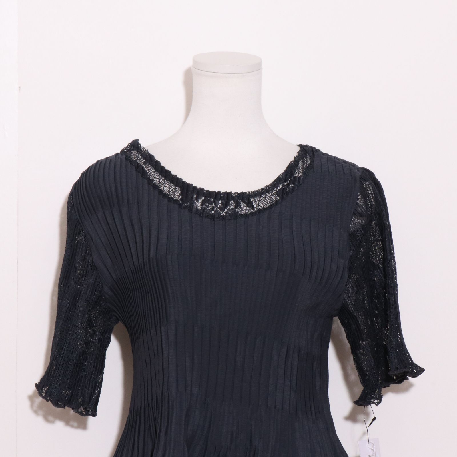 ☆新品☆ Calabaza カラバサ トップス ブラウス 五分袖 レース 