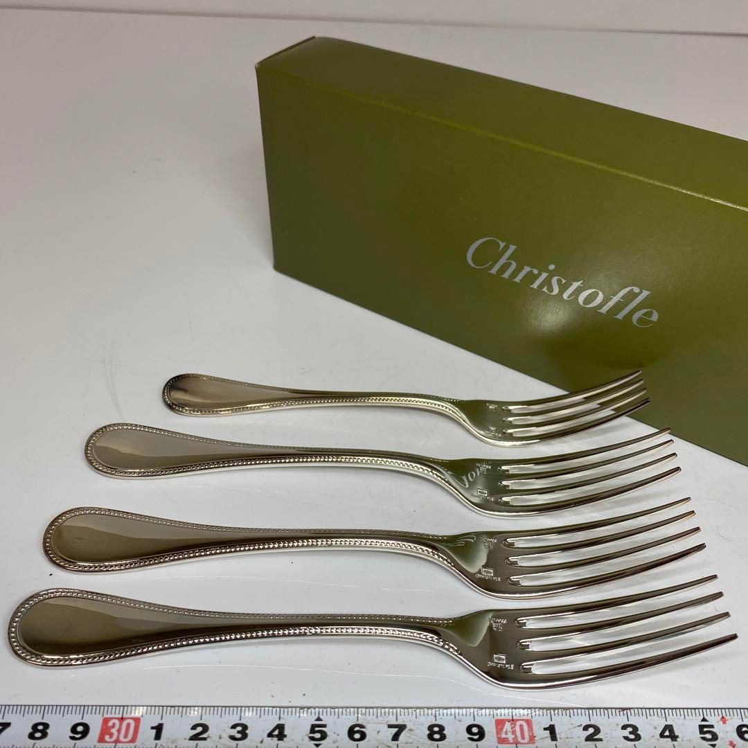 クリストフル パール フォーク4本 243g 東H5-1107